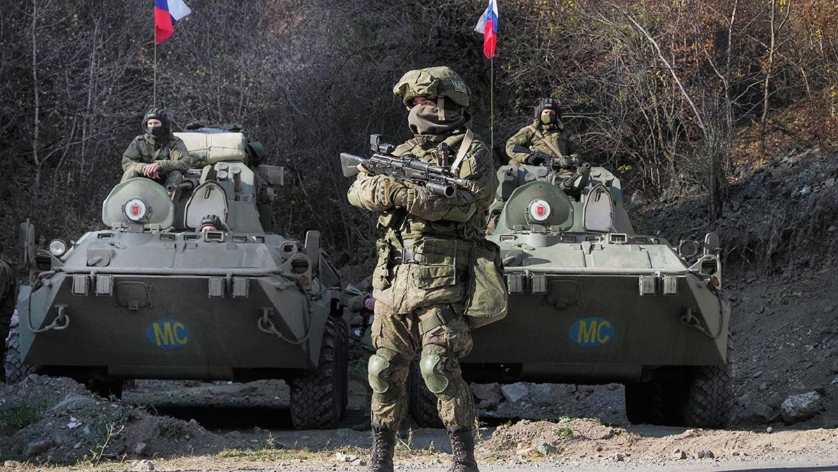 Российские военные миротворцы в Нагорном Карабахе: фото