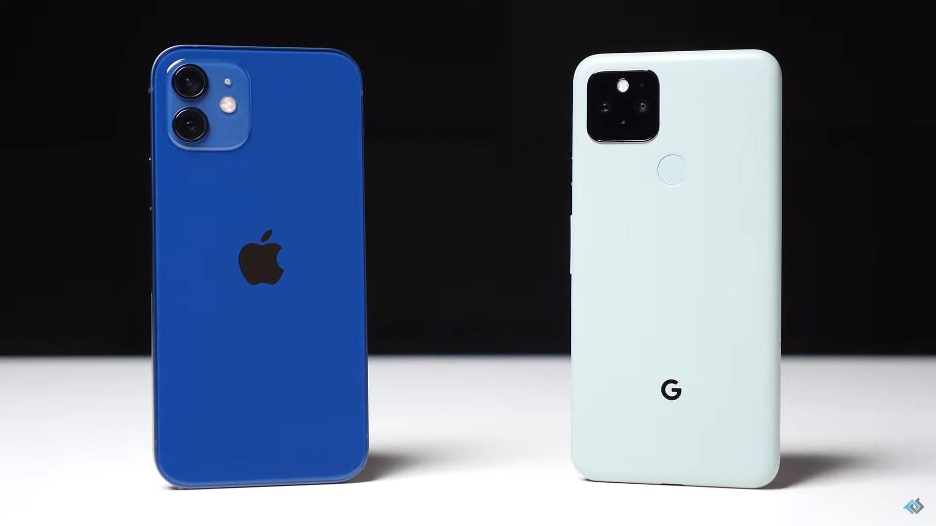 iPhone 12 сравнили с Google Pixel 5, Новости Техно 24