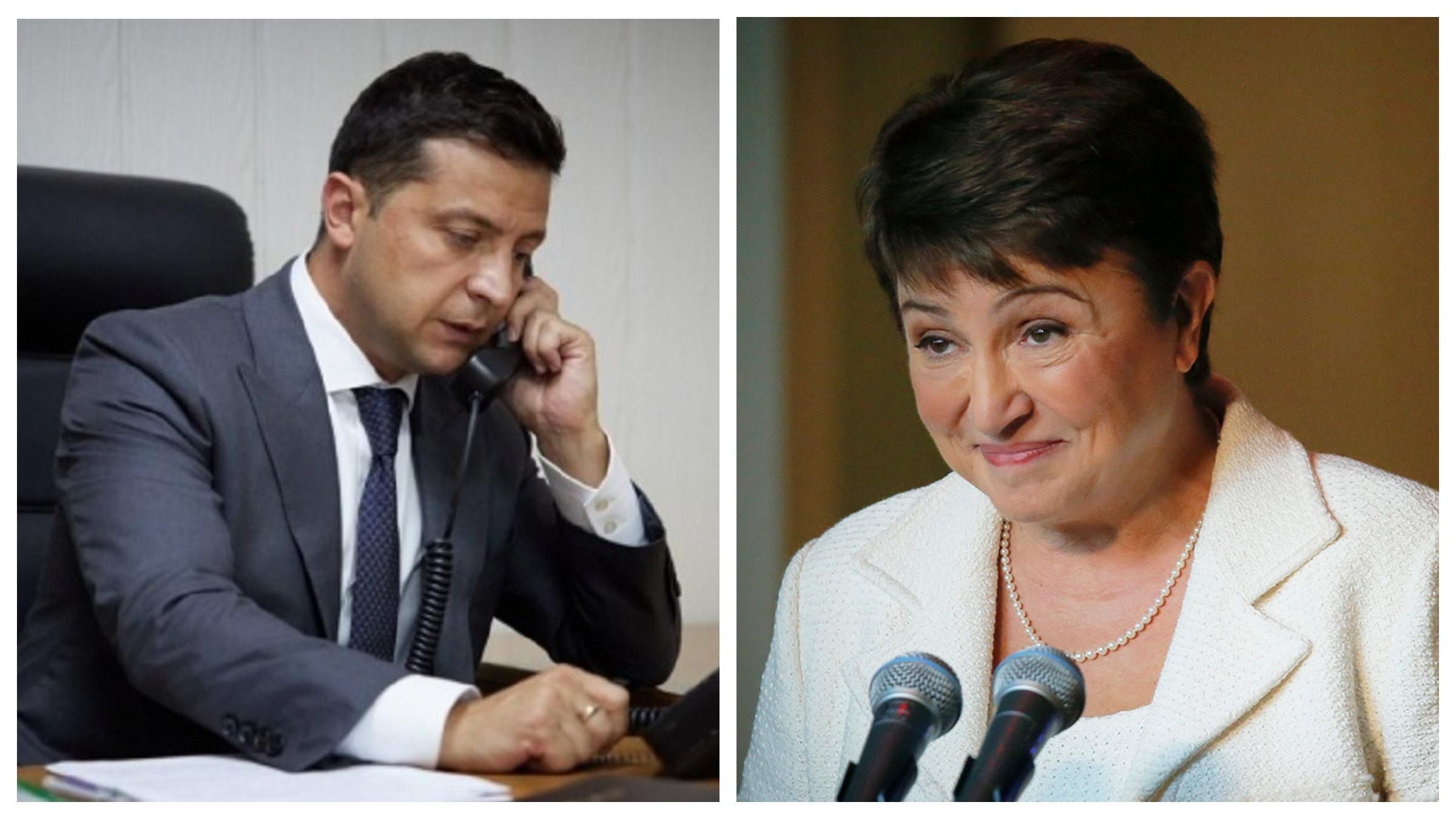 Зеленський поговорив із директоркою МВФ Георгієвою Зеленський поговорив із директоркою МВФ Георгієвою