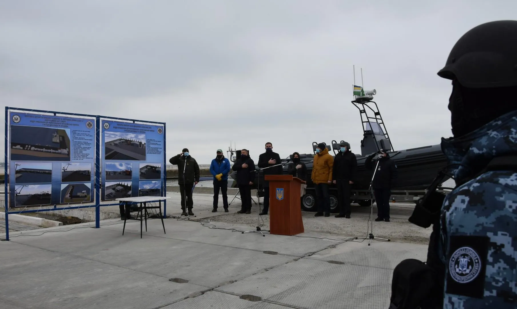 У Маріуполі презентували будівництво військового містечка для морської охорони