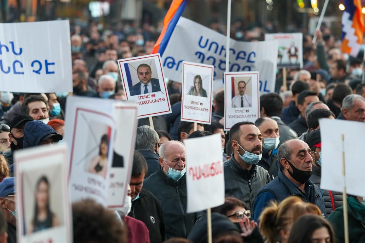 Протести в Вірменії 16 листопада 2020: новини сьогодні, фото, відео