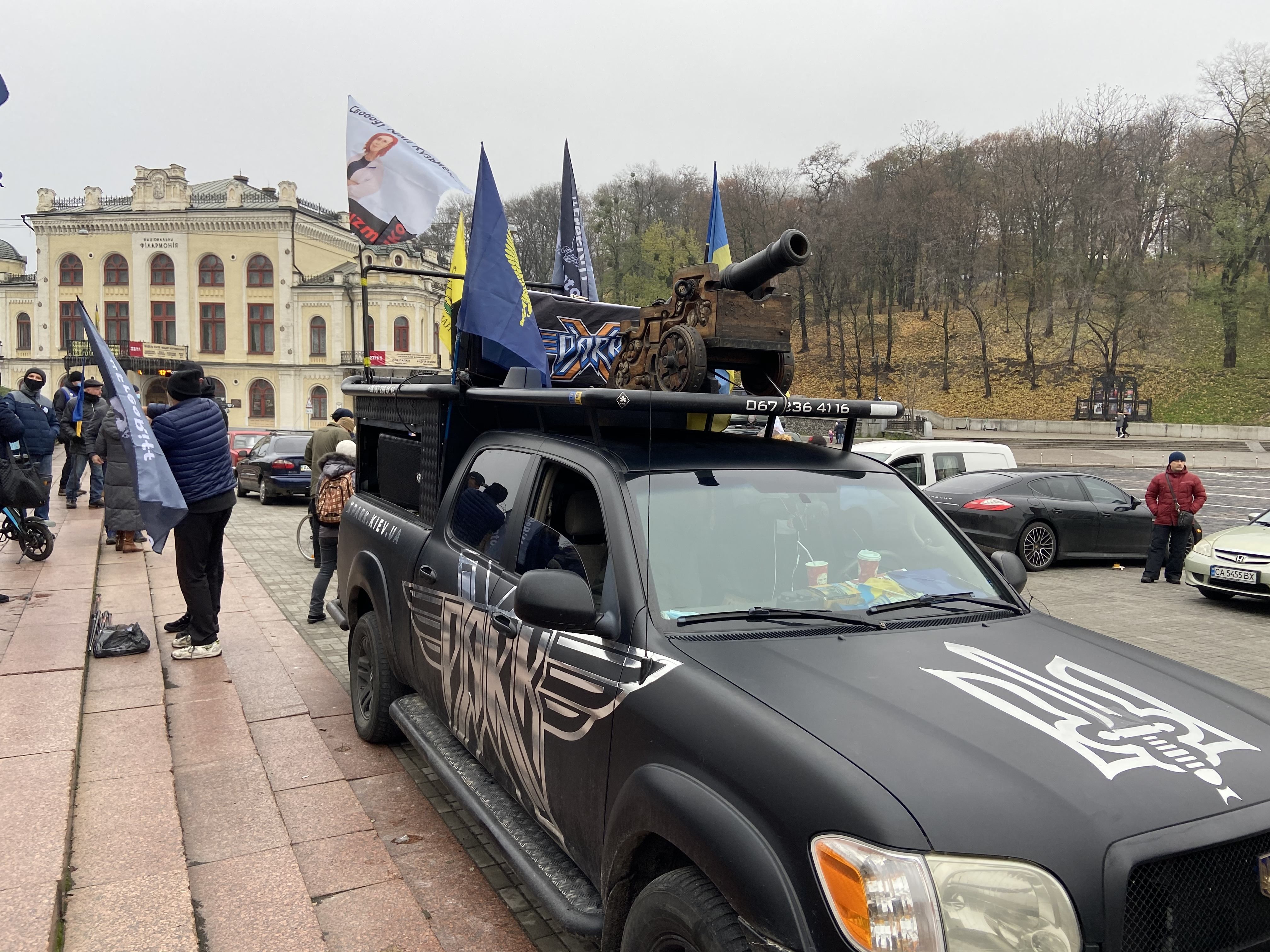 Автомарш Майдан - Феофания в Киеве 21.11.2020: онлайн-трансляция