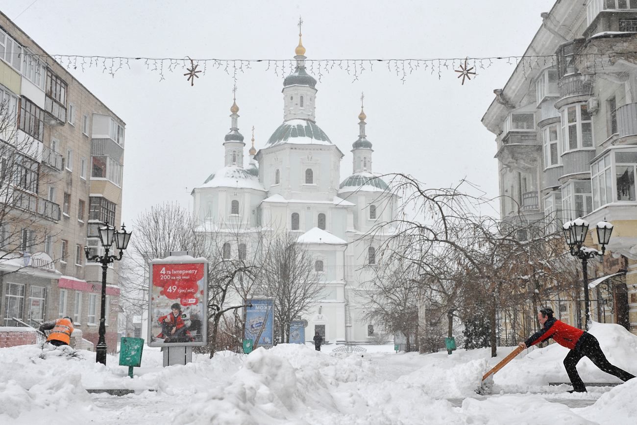 Снег в Сумской области 20 - 21 ноября 2020: фото