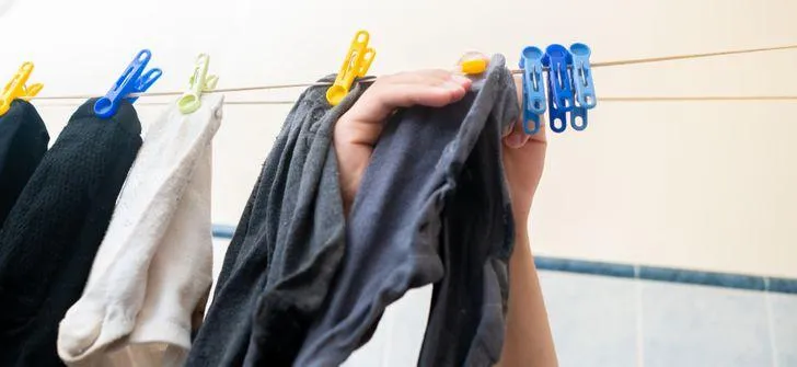 Мотузка для сушіння одягу