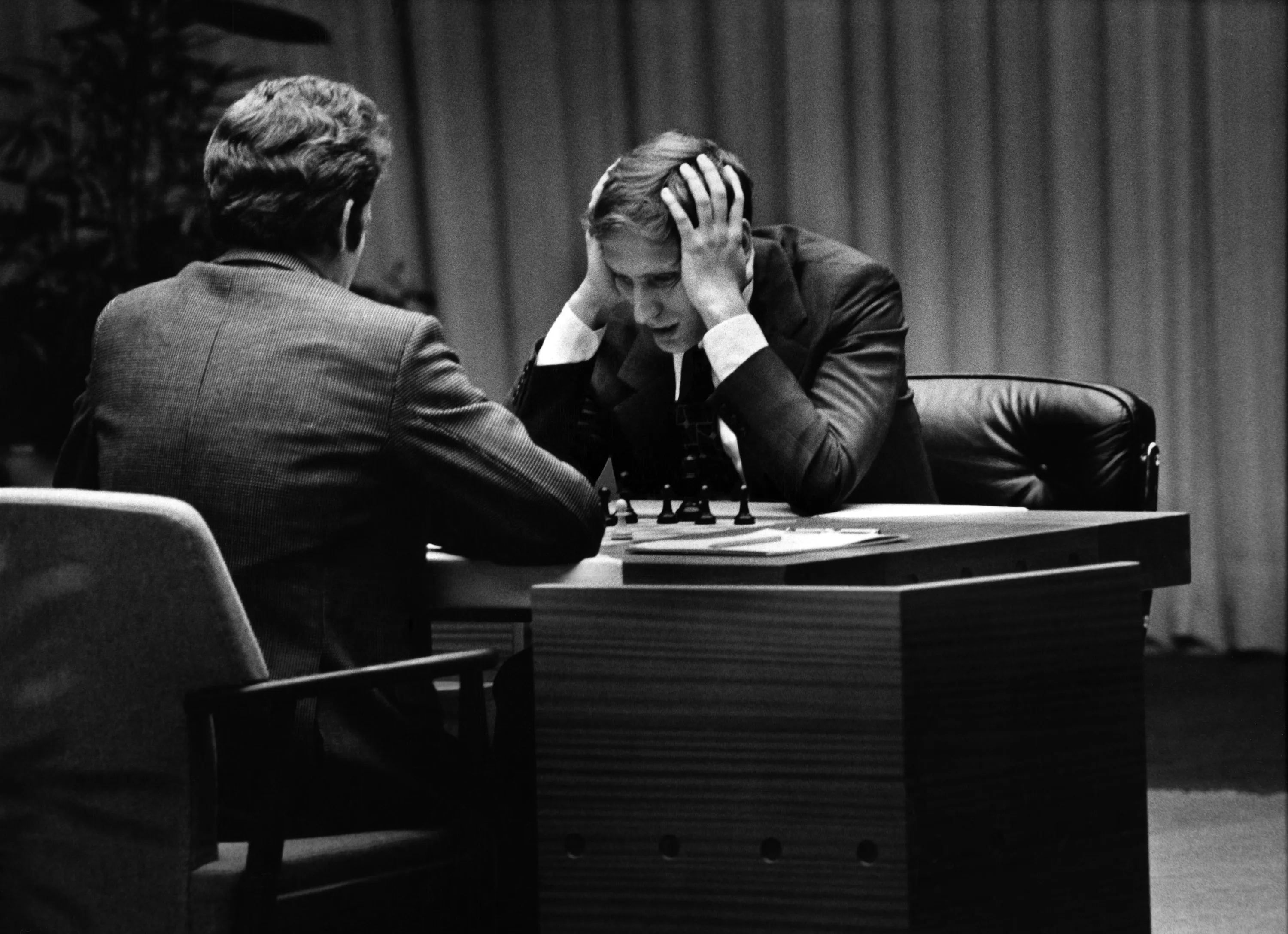 Боббі Фішер на легендарній грі в 1972 році