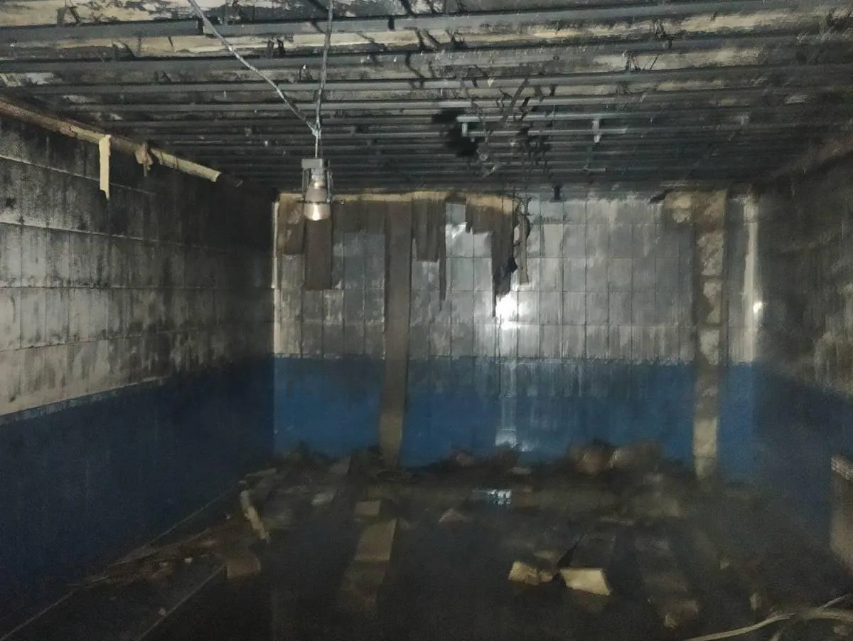 У Дрогобичі трапилась нищівна пожежа в сауні: фото згарища