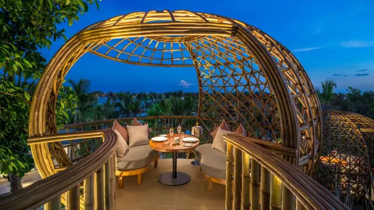 Бамбукові капсули на Мальдівах Бамбукові капсули на Мальдівах