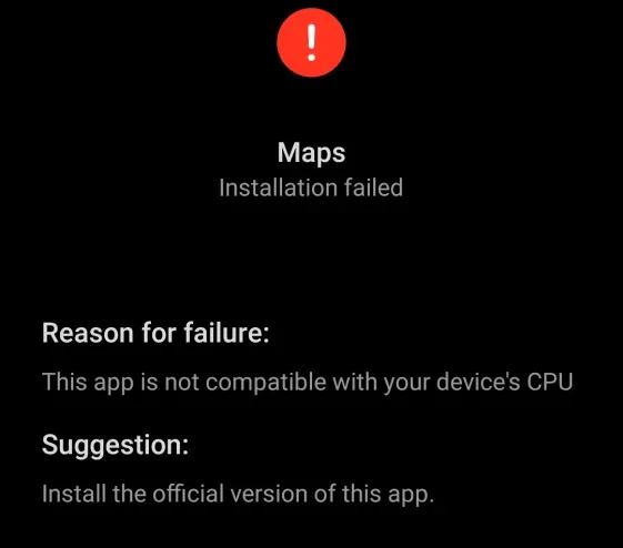 Скріншот проблеми Скріншот проблеми