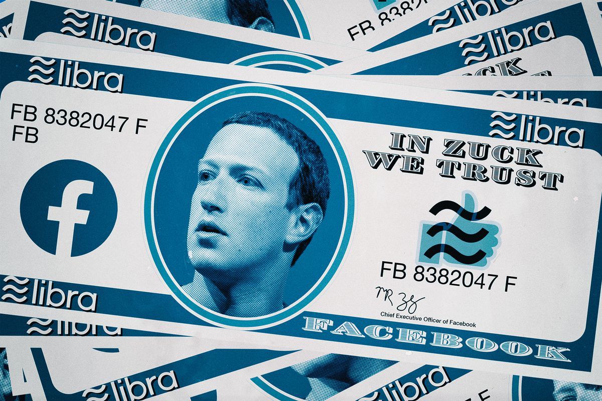 Libra от Facebook станет угрозой для национальных валют - ЕЦБ