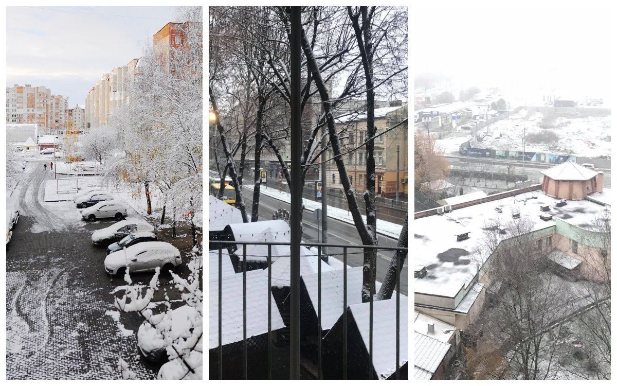 Західну Україну замело снігом: де випав сніг – фото