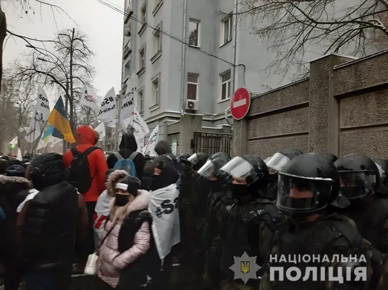 Протести ФОПів, Ради, вечір 1 грудня 2020, поліція 