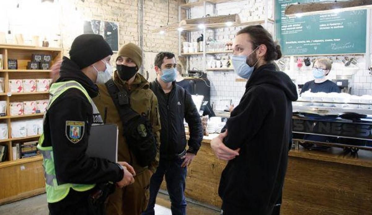 Скільки закладів у Києві перевірили за карантин вихідного дня Скільки закладів у Києві перевірили за карантин вихідного дня