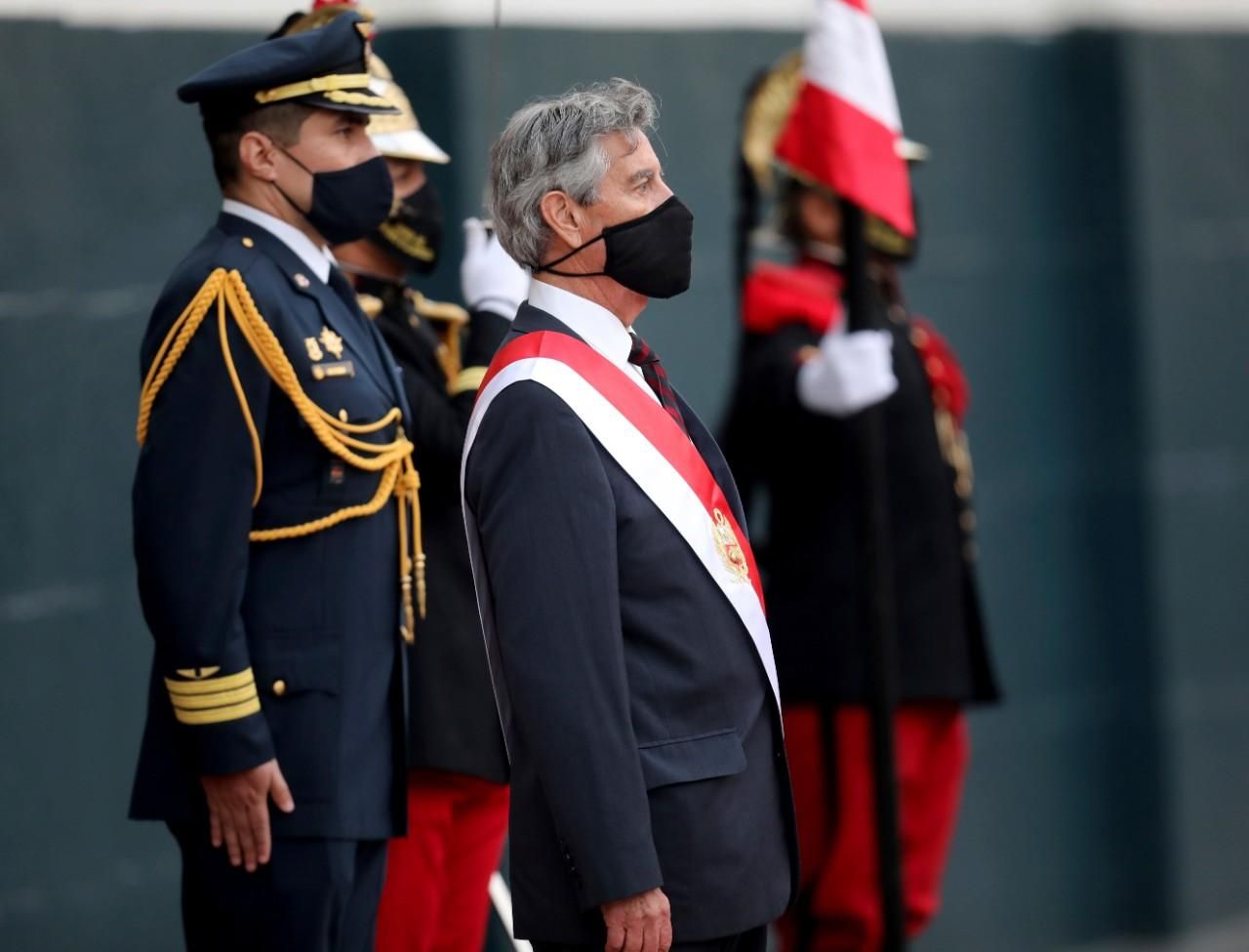 Третий президент Перу за неделю Франсіско Сагасти