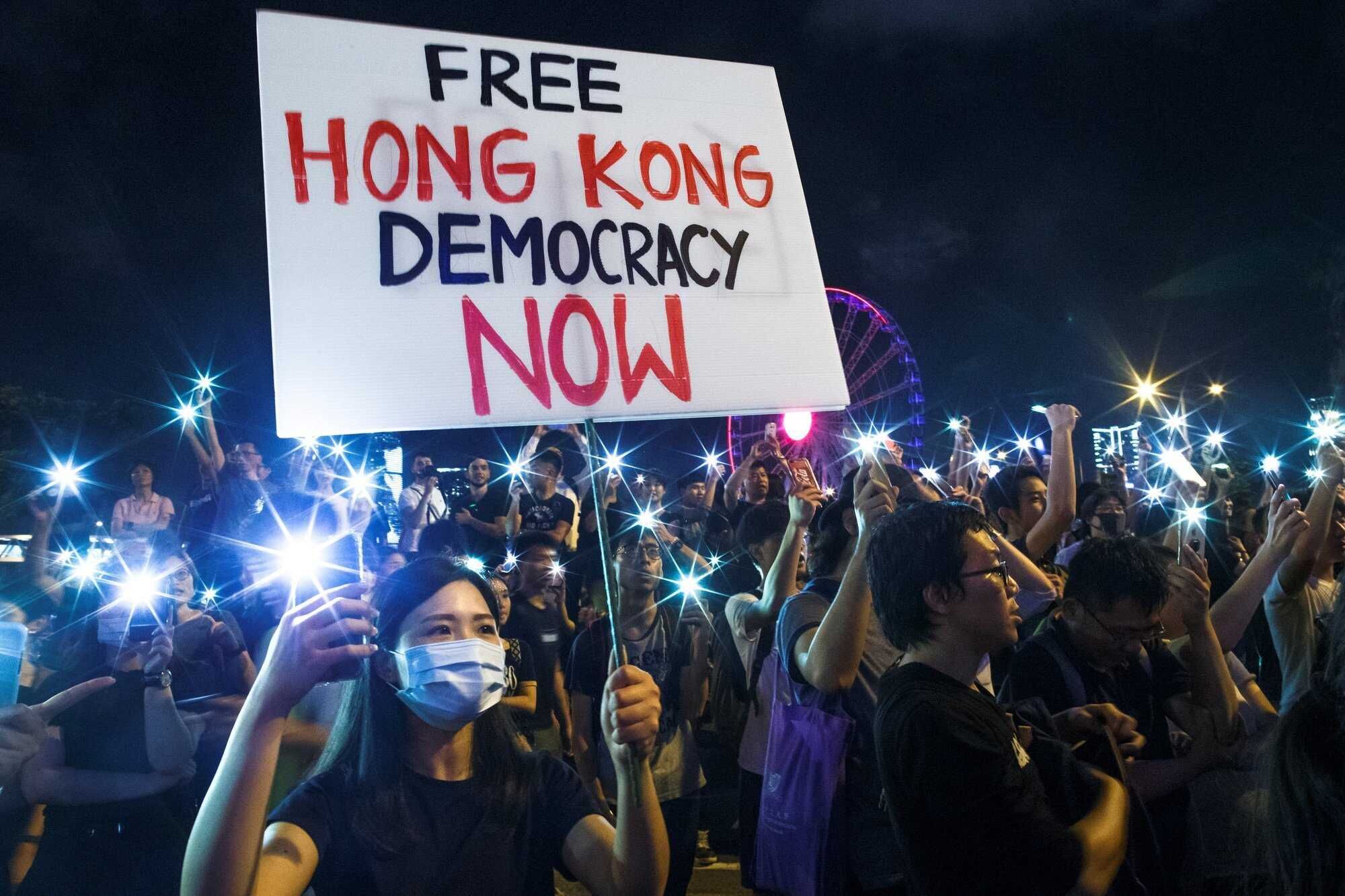 Акція у Гонконгу на підтримку демократії 