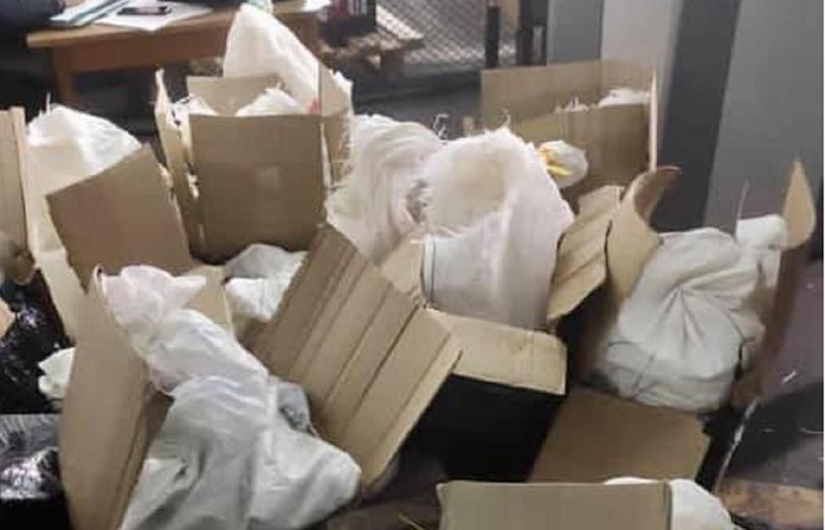 На Киевской таможни задержали 285 килограммов янтаря: фото