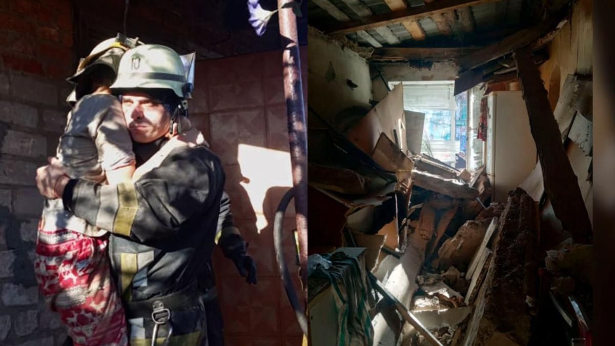 У Кривому Розі на 12-річну дівчину обвалилася стеля: фото