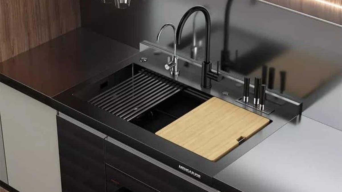 Xiaomi представила модульну кухню з посудомийкою і розумною раковиною Xiaomi представила модульну кухню з посудомийкою і розумною раковиною