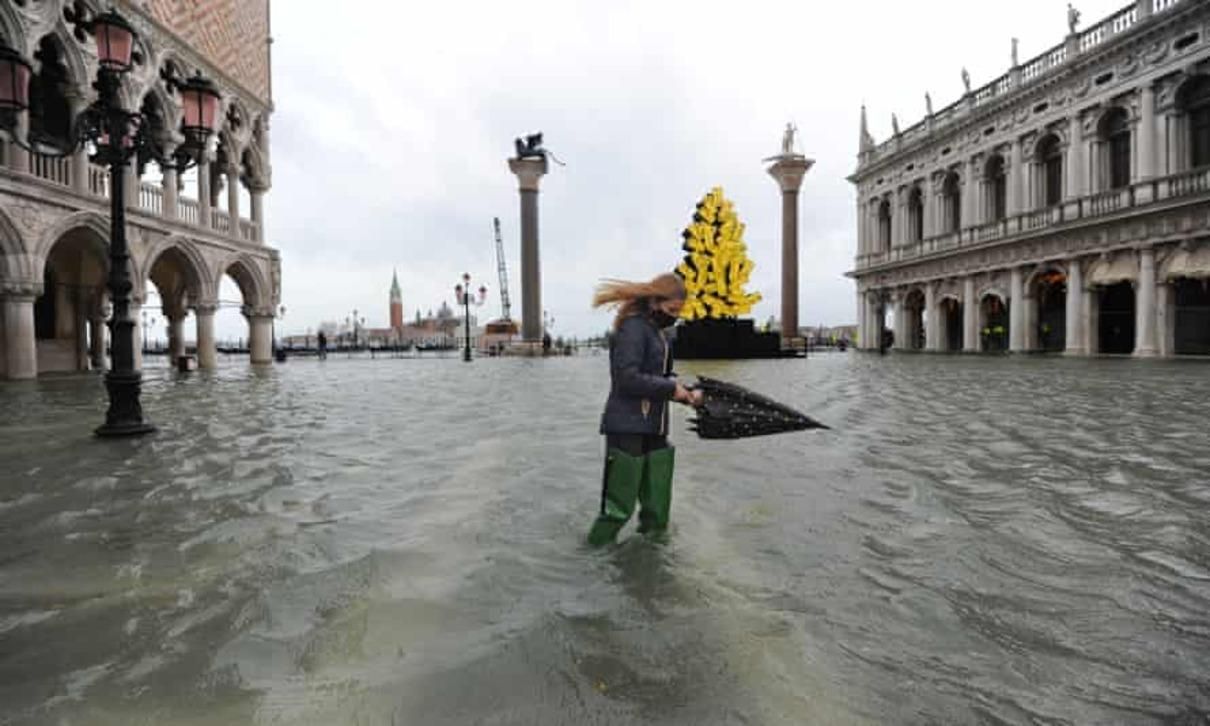 Повінь у Венеції 9 грудня 2020: фото, відео 