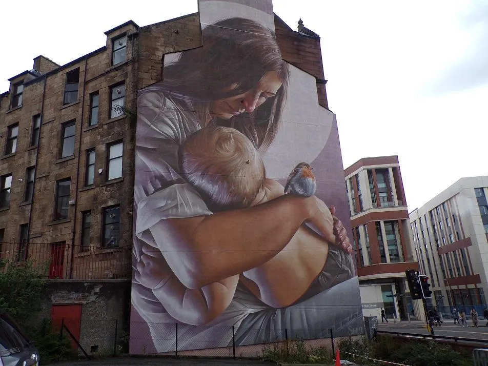 Mural of St. Enoch Mural of St. Enoch