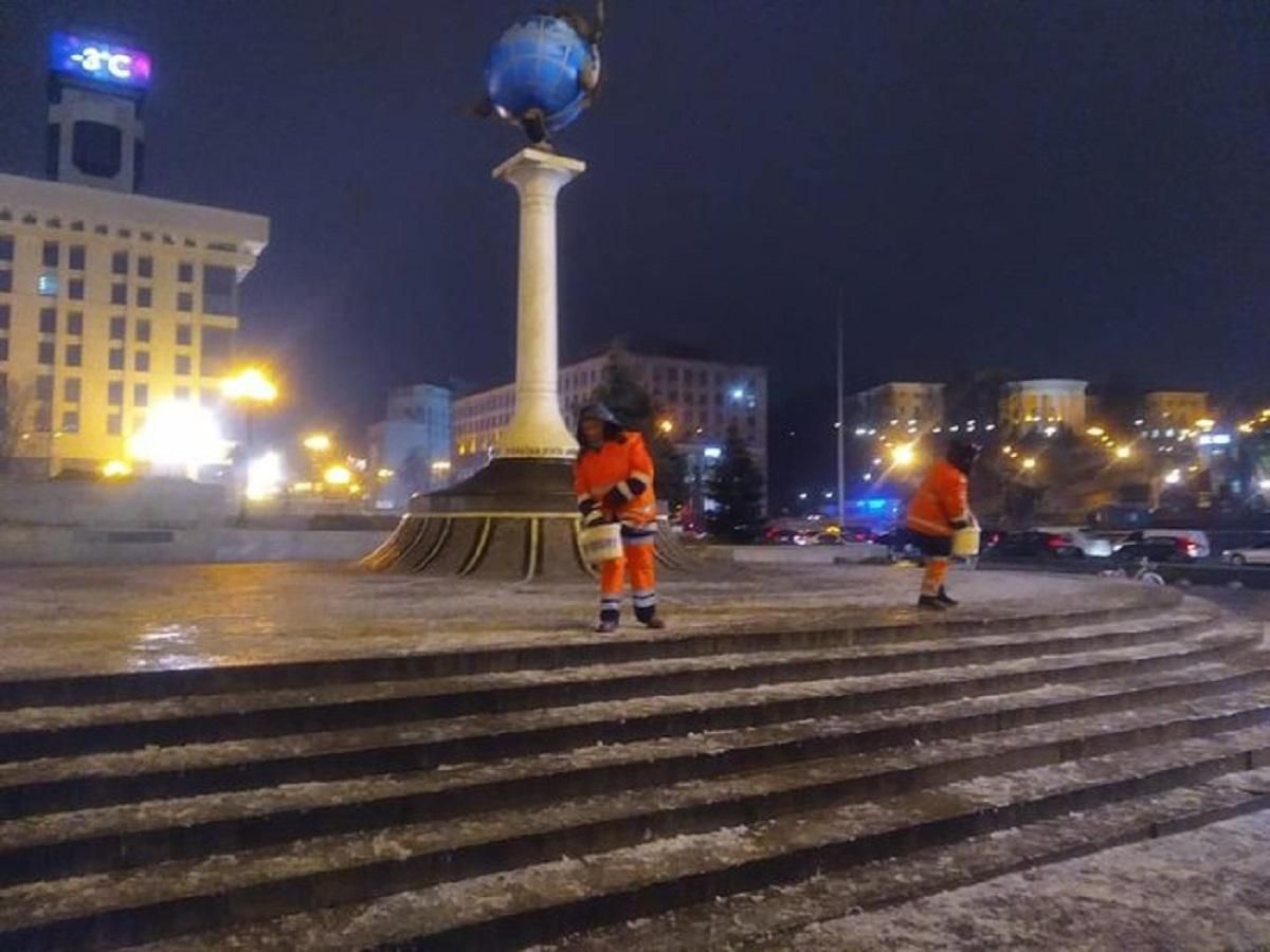 Ледяной дождь и гололедица в Киеве 11.12.2020: ситуация на дорогах
