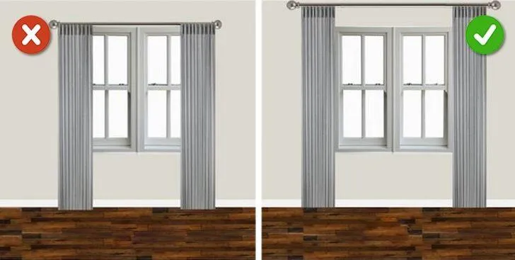 Штори збільшують простір Штори збільшують простір