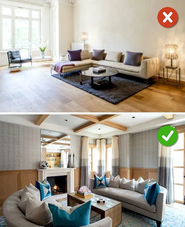 Диван серед кімнати Диван серед кімнати