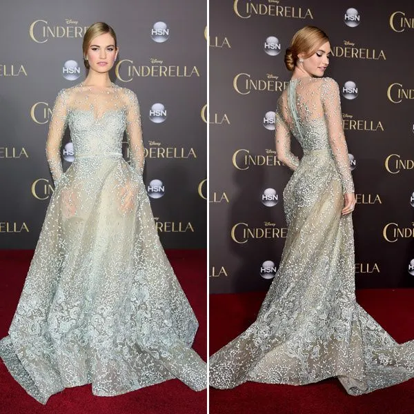 Лілі Джеймс на презентації фільму Лілі Джеймс на презентації фільму