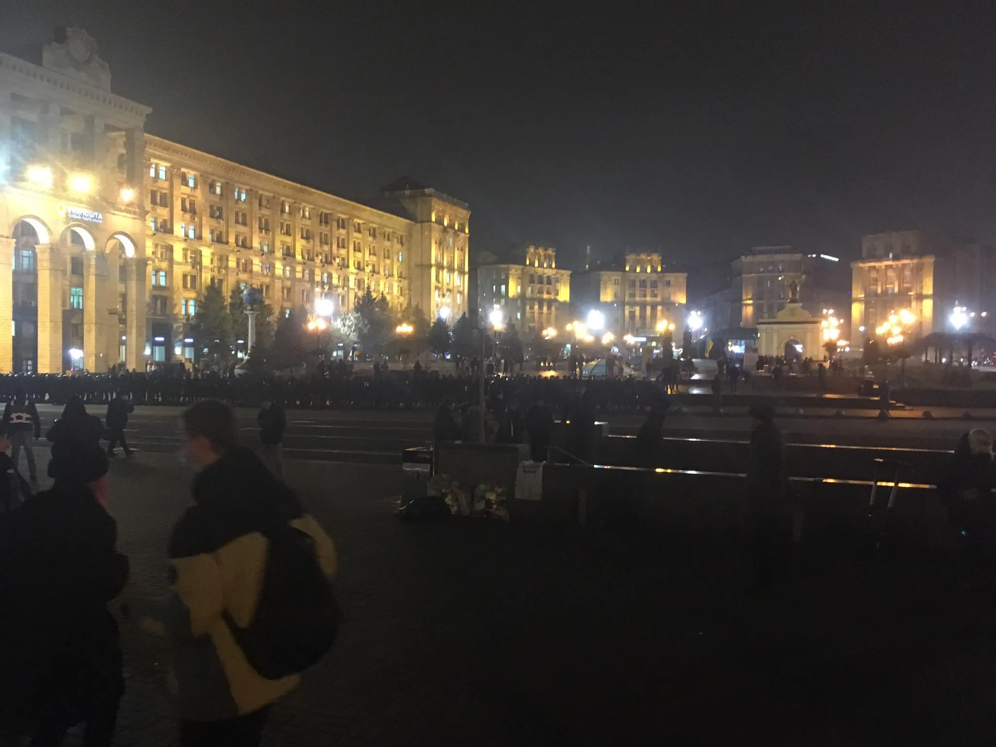 після штурму наметового містечка ФОПів у Києві після штурму наметового містечка ФОПів у Києві