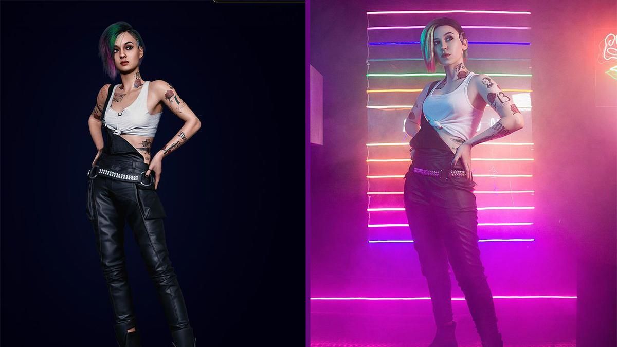 Украинская косплеерша взбудоражила сеть образом Джуди c Cyberpunk 2077