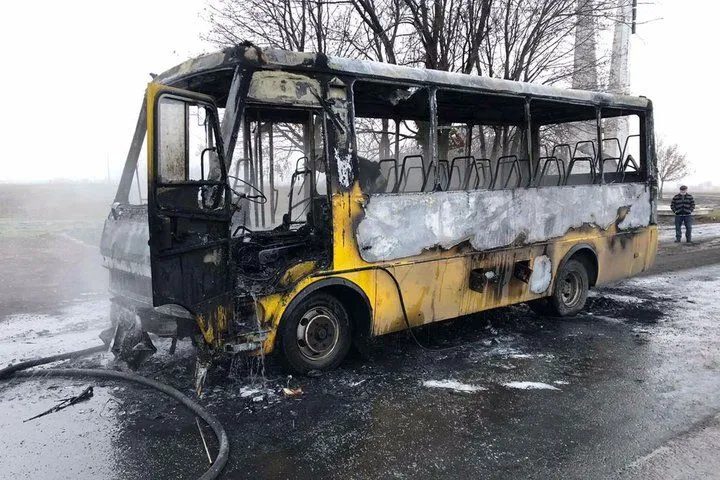 Пожежа у автобусі