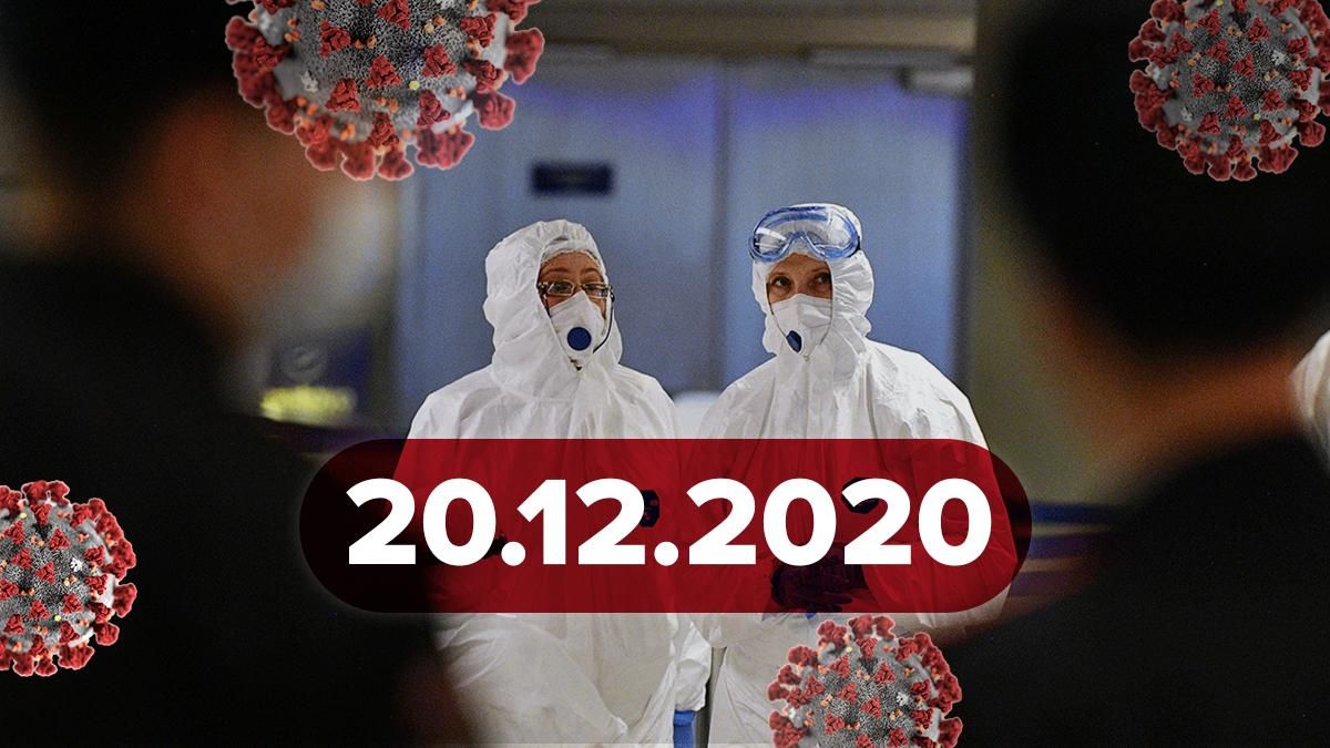 Коронавирус Украина, мир 20 декабря 2020: статистика, новости