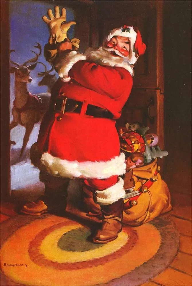 Новорічний постер на Новий рік / Фото Pinterest Новорічний постер на Новий рік / Фото Pinterest