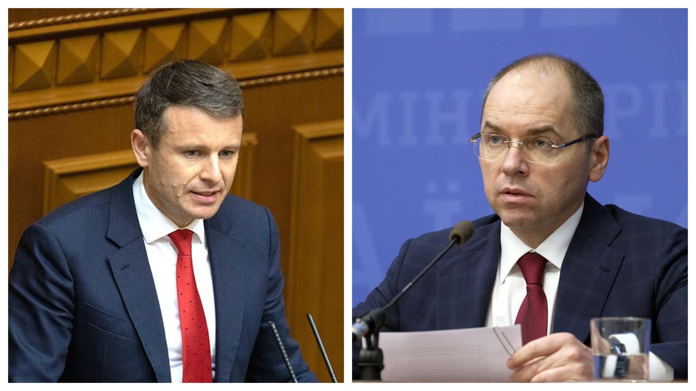 Міністр фінансів Марченко розкритикував главу МОЗ Степанова Міністр фінансів Марченко розкритикував главу МОЗ Степанова