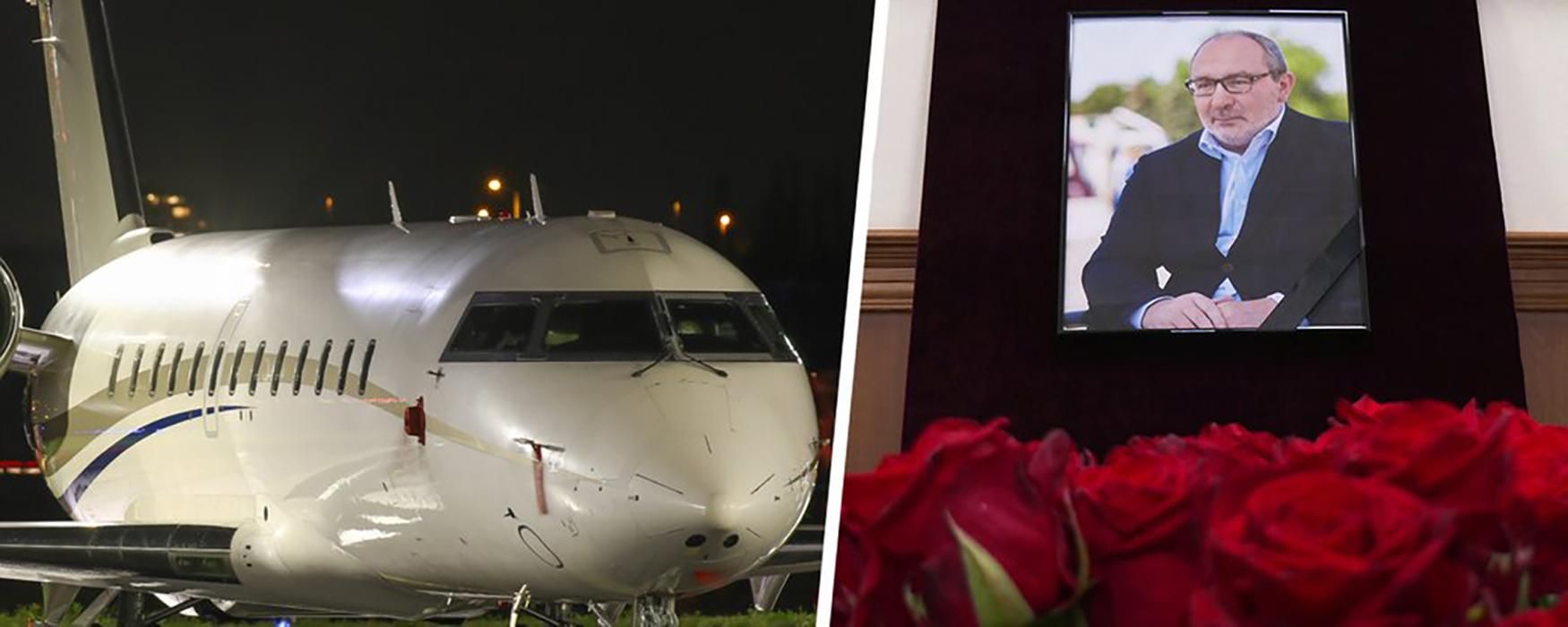 Борт с телом Кернеса прибыл в Харьков: видео и фото Борт с телом Кернеса прибыл в Харьков: видео и фото