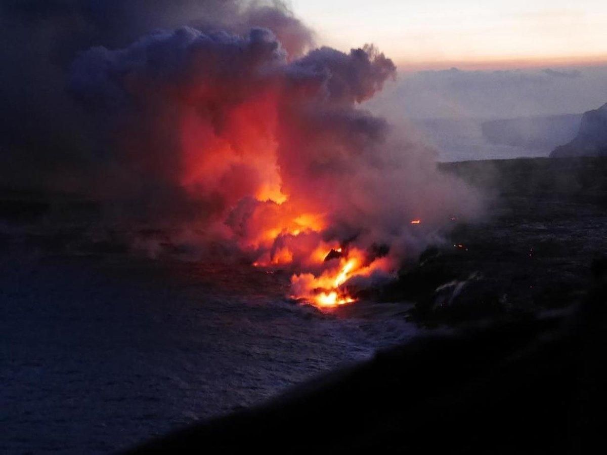 Виверження вулкану Кілауеа на Гаваях 20 грудня 2020: відео