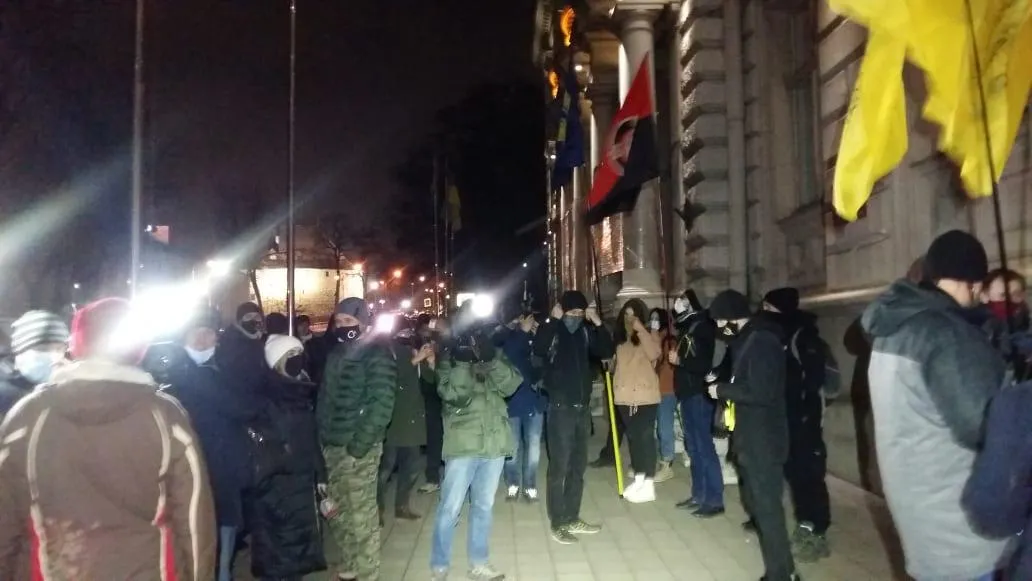 протест під ОДА Львова проти Шкарлета 