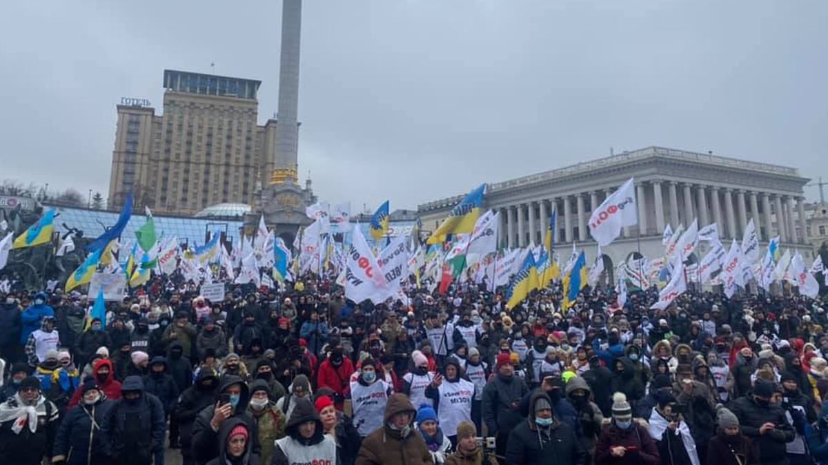 У Києві продовжують протестувати ФОПи