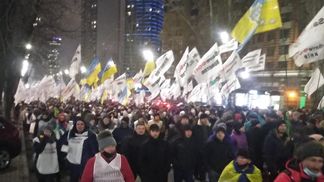 Протесты ФЛП в Киеве: митингующие пришли к друзьям Зеленского