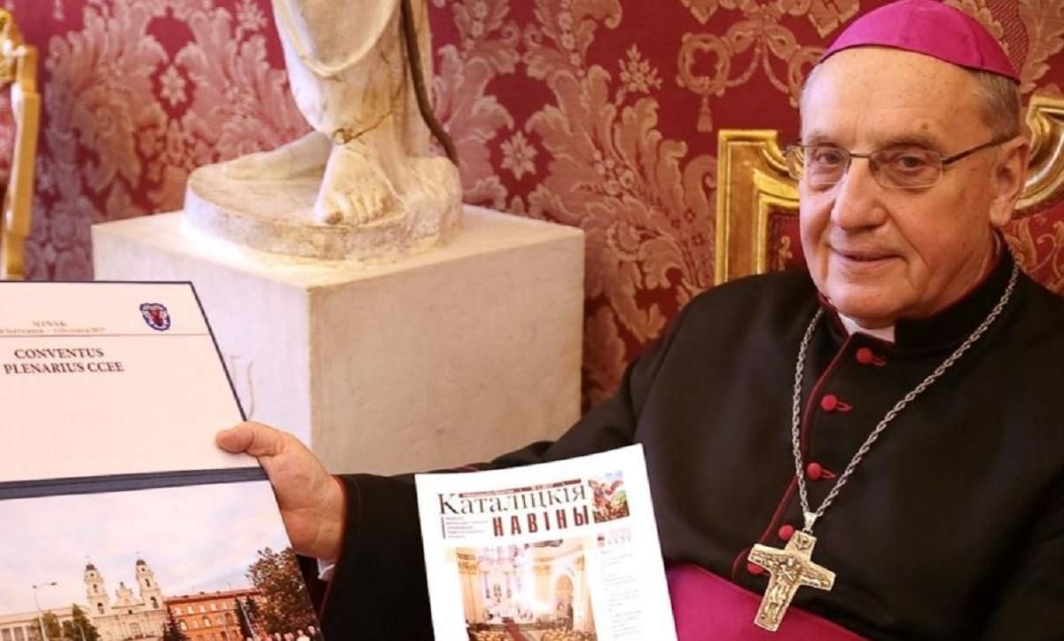 Глава білоруських католиків Кондрусевич повернувся з вигнання Глава білоруських католиків Кондрусевич повернувся з вигнання