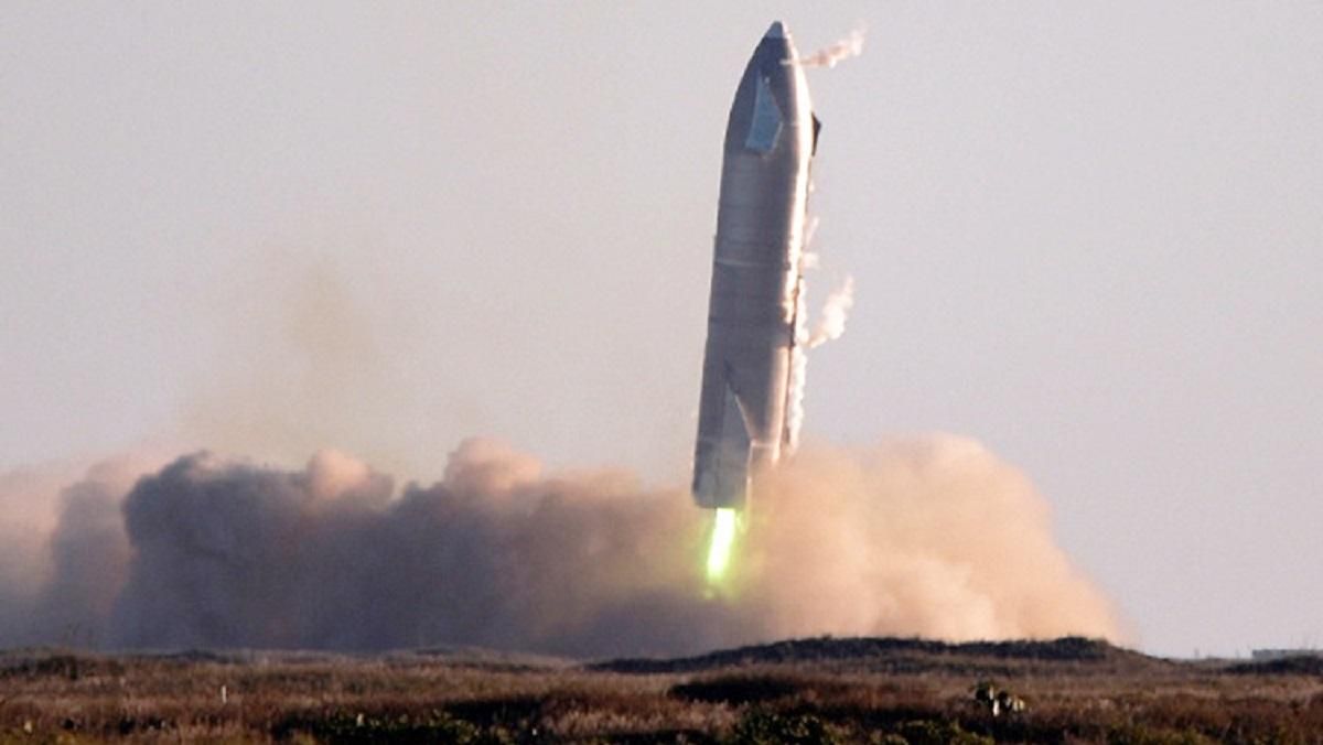 SpaceX підготувала відео з важливими моментами польоту Starship SN8