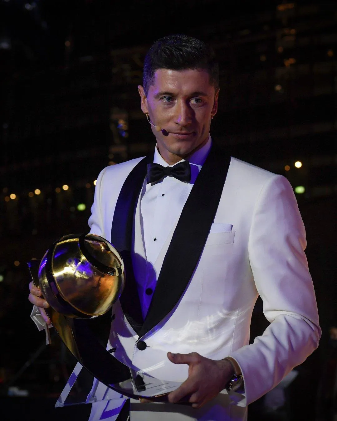 Польща. Баварія, Роберт Левандовскі, Найкращий гравець 2020 року, Globe Soccer Awards Польща. Баварія, Роберт Левандовскі, Найкращий гравець 2020 року, Globe Soccer Awards
