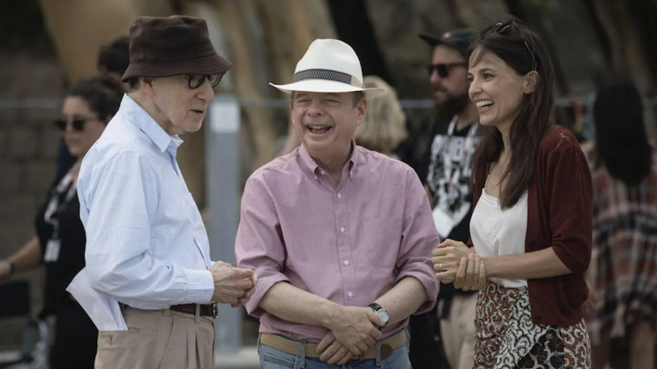 Вуді Аллен на зйомках комедії Вуді Аллен на зйомках комедії