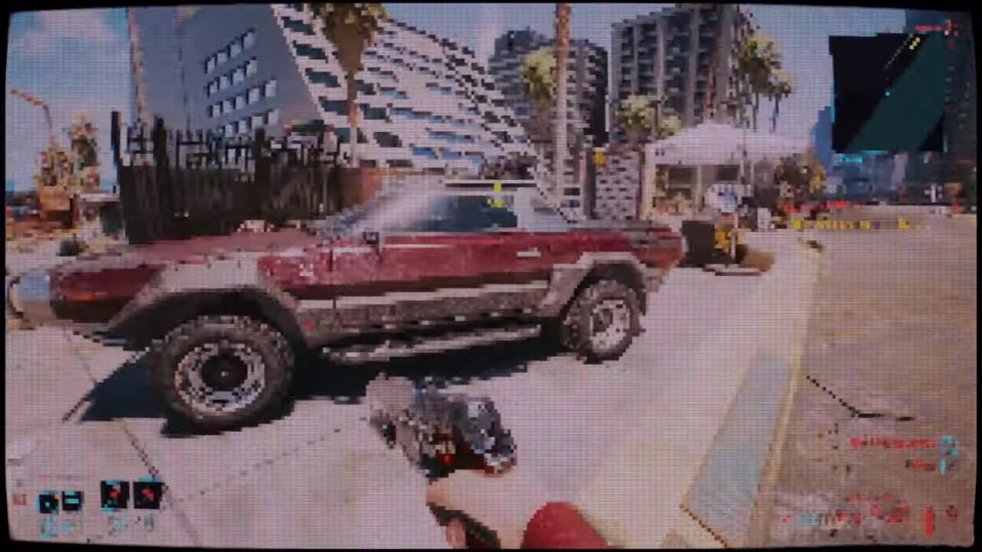 Пиксельный мод сделал Cyberpunk 2077 похожим на Doom Пиксельный мод сделал Cyberpunk 2077 похожим на Doom