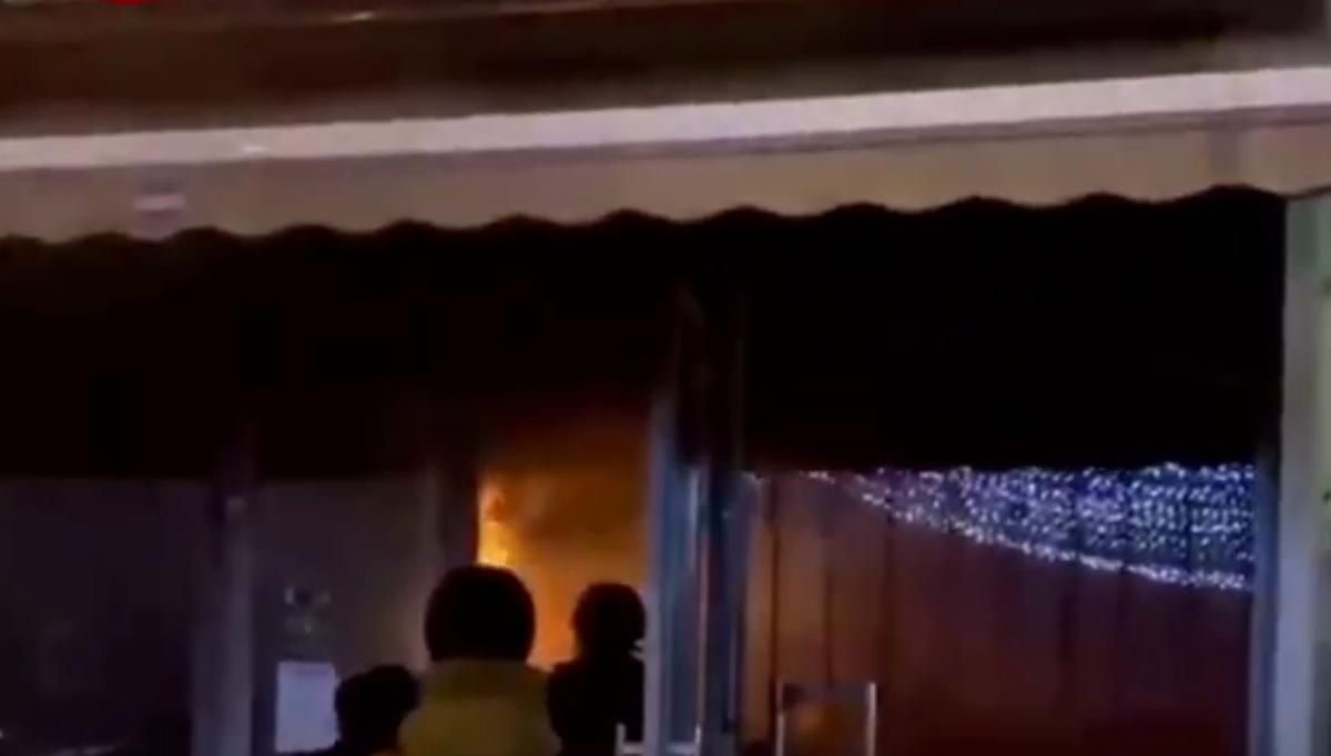 У центрі Києва горіло приміщення Aroma Kava У центрі Києва горіло приміщення Aroma Kava