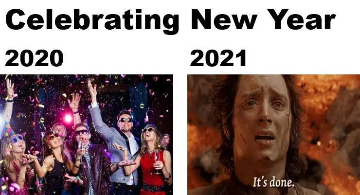 Мем про святкування 2021 року