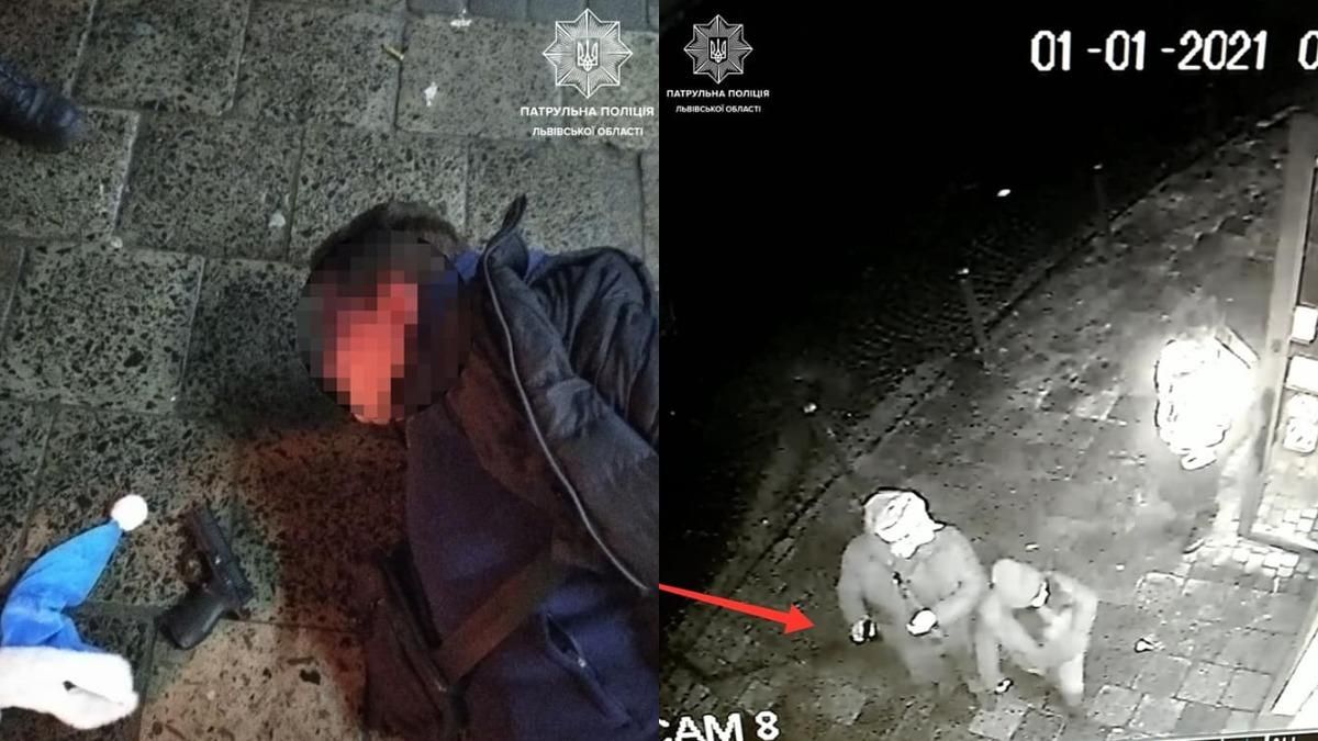 У центрі Львова чоловік влаштував стрілянину в новорічну ніч