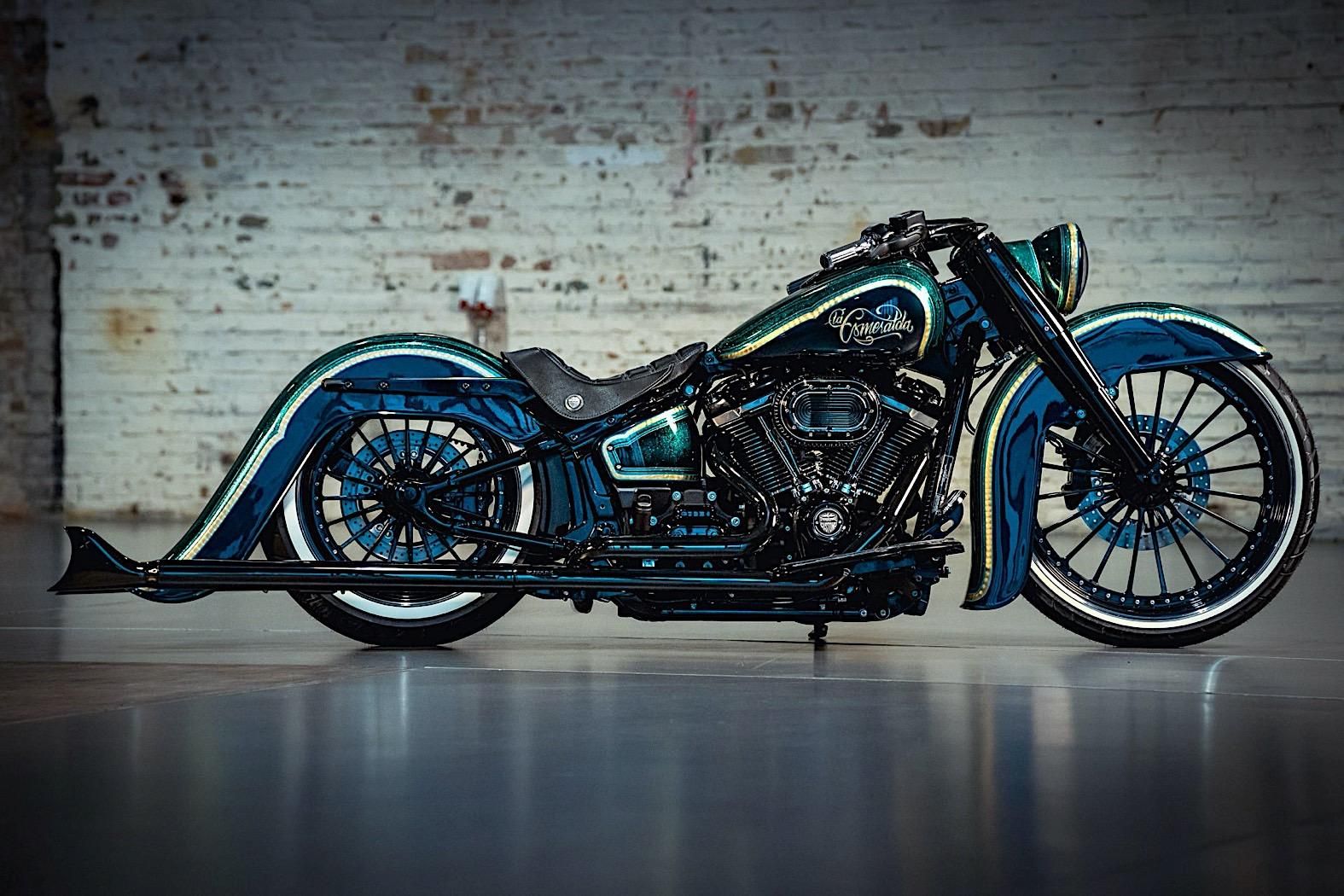 Як виглядає кастомний Harley-Davidson La Esmeralda: круті фото байка