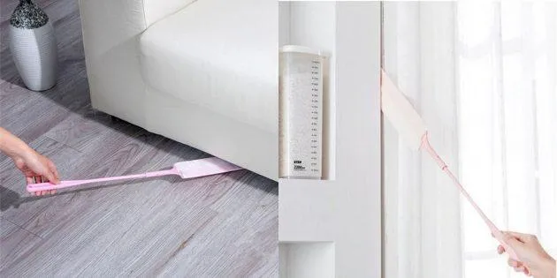 Щітка для прибирання під меблями Щітка для прибирання під меблями