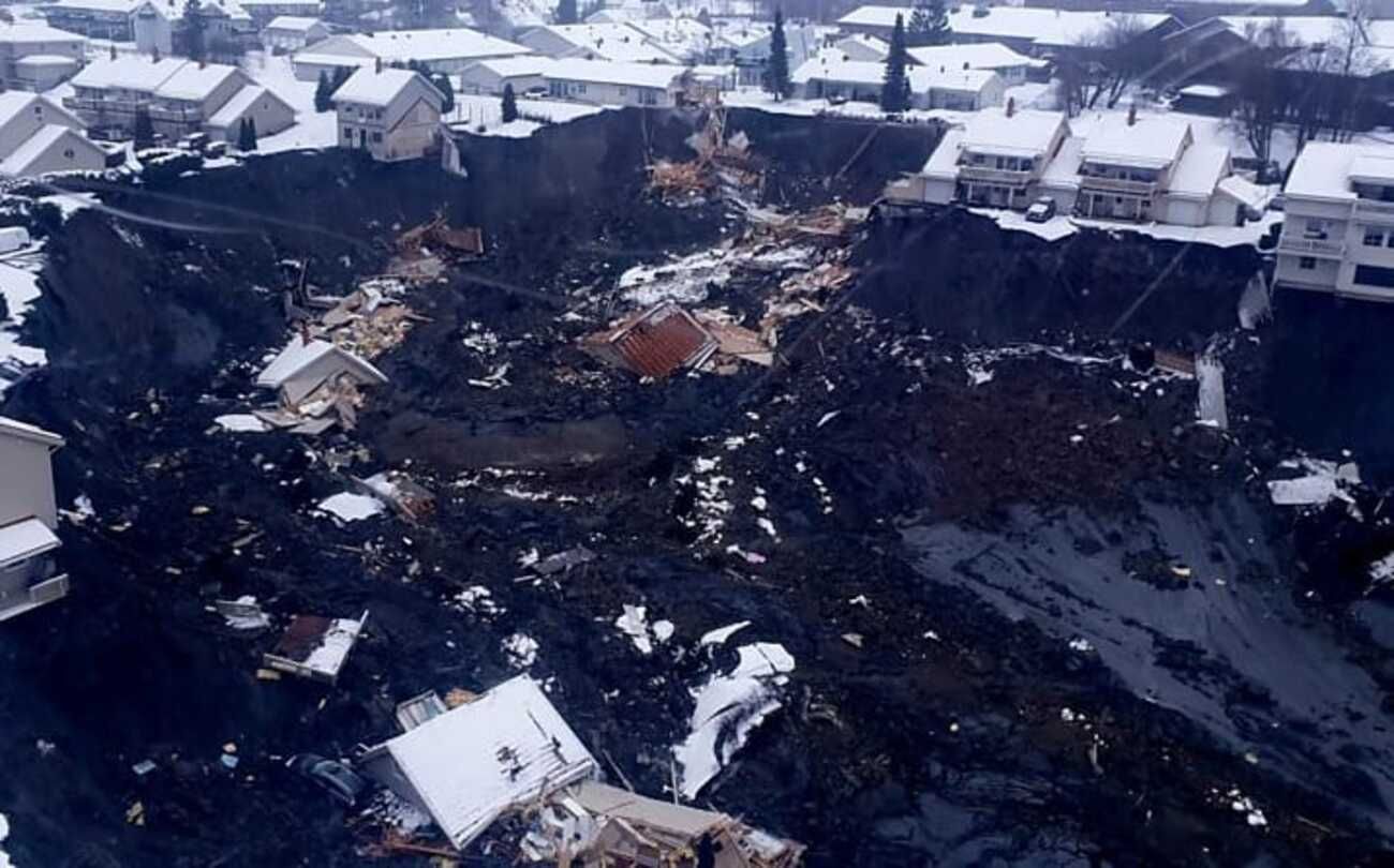 У Норвегії тривають пошуки зниклих безвісті під час зсуву ґрунту У Норвегії тривають пошуки зниклих безвісті під час зсуву ґрунту
