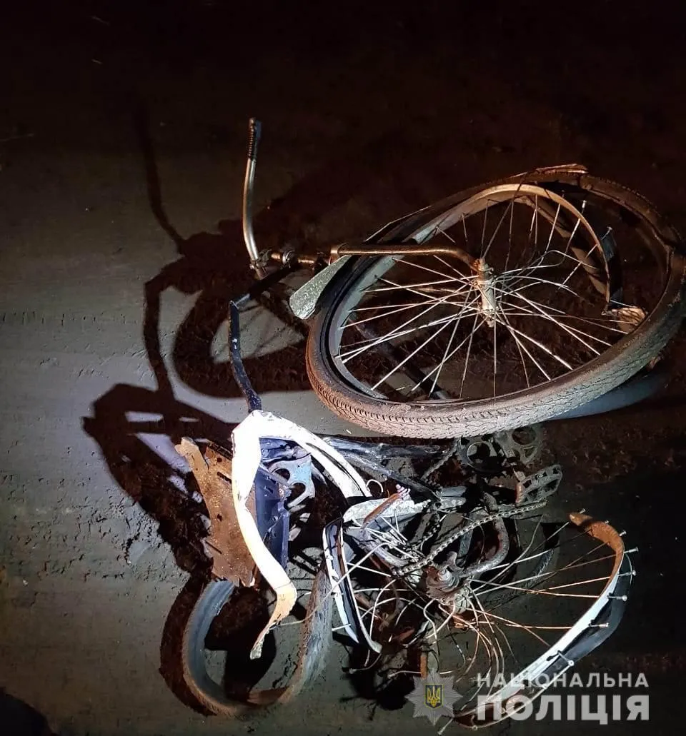 Велосипедист загинув на місці